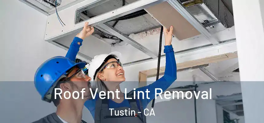 Roof Vent Lint Removal Tustin - CA